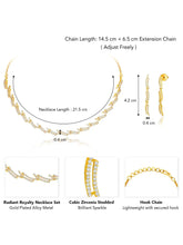 CZ Necklace Set – Dazzling Stone Jewellery by Peora
