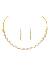 CZ Necklace Set – Dazzling Stone Jewellery by Peora
