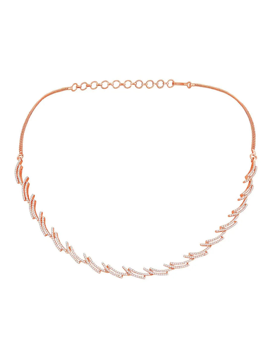 CZ Necklace Set – Dazzling Stone Jewellery by Peora
