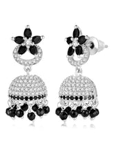 CZ Jhumki Earrings – Traditional CZ Jewelry by Peora

