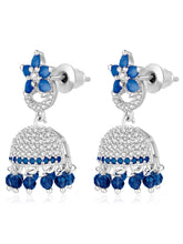 CZ Jhumki Earrings – Traditional CZ Jewellery by Peora