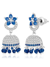 CZ Jhumki Earrings – Traditional CZ Jewellery by Peora