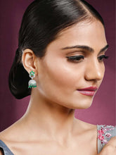 CZ Jhumki Earrings – Traditional CZ Jewelry by Peora

