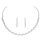 CZ Necklace Set – Dazzling Stone Jewellery by Peora

