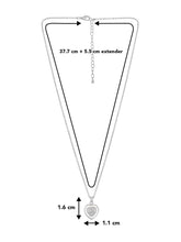 Heart CZ Necklace Set by Peora – Romantic Fashion Jewellery

