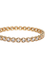 Classic Sparkle CZ Bangle Pair in White featuring Crystals bangle set 
