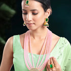 Long Necklace Set by Peora – Graceful Designs for Grand Occasions