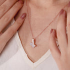 Graceful Wings Butterfly Pendant Set - Gold