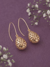 Gold Plated Radiant Statement Earrings