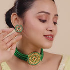 Stones Choker Set – Sparkling Ethnic Jewellery | Peora
