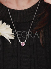 Heart CZ Pendant Chain Necklace