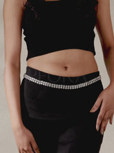 Graceful Blush Kundan Belly Chain - Silver