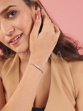 Rose Gold Classic Adjustable Tennis Bracelet