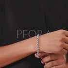 Alpha Silver Chain Men’s Bracelet