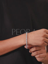 Alpha Silver Chain Men’s Bracelet