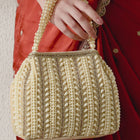 Traditional Pearl Cluster Potli Bag