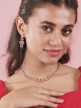 Radiant CZ Pear Drop Necklace & Earrings