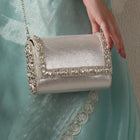 Shine Bright Sleek Sparkle Clutch - Silver