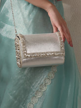 Shine Bright Sleek Sparkle Clutch - Silver