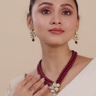 Beaded Necklace Set by Peora | Colourful Fashion Jewellery for Women

