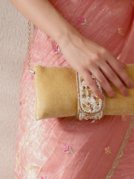 Clutch Bags Crafted for Elegance - Brown