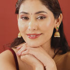 Beautifully Embellished Pearl Jhumkas