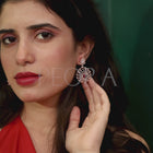 Timeless Ruby Elegance Drop Earrings
