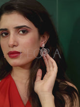 Timeless Ruby Elegance Drop Earrings