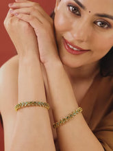 Twin Charm Bangles with Engraving