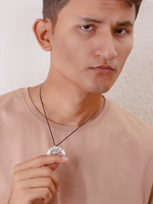 Mystic Crystal Dragon Wolf Tooth Pendant