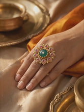 Gold Plated Imperial Floral Ring
