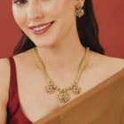 Kundan Studded Drop Necklace Set