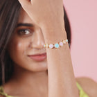 Gleam Grid Adjustable Chain Bracelet