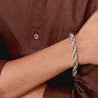 Steel crest Braided Bracelet For Men