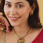Traditional Floral Motif Necklace Set