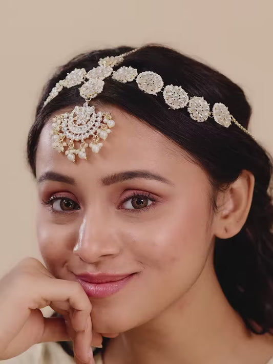 Luxurious Kundan Bridal Sheesh Patti