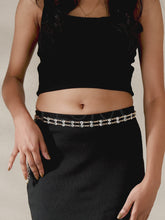 Trendy Waist Chain with Sparkles - Gold