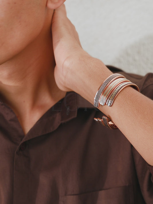 Handcrafted Rustic Cuff Bangle