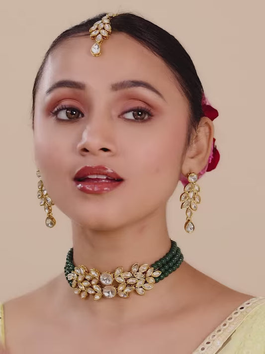 Pearl Choker Set by Peora | Elegant Pearl Fashion Jewellery

