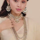 Kundan & Beads Bridal Set by Peora | Traditional Bridal Fashion Jewellery

