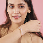 Wraparound Gleam CZ Kada  Bracelet