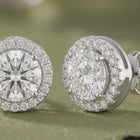 Rhodium Plated AD Heritage Earrings