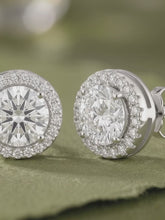 Rhodium Plated AD Heritage Earrings