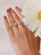 Glam CZ Baguette Studded Kada - Rose Gold