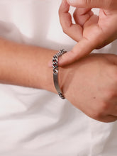 Openable Steel Link Bracelet for Him