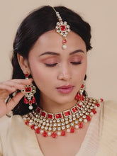Royal Radiance Choker Set with Crystal
