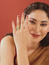 Ancient Grace Floral Finger Ring