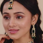Crystals Choker Set by Peora | Sparkling Fashion Jewellery for Women

