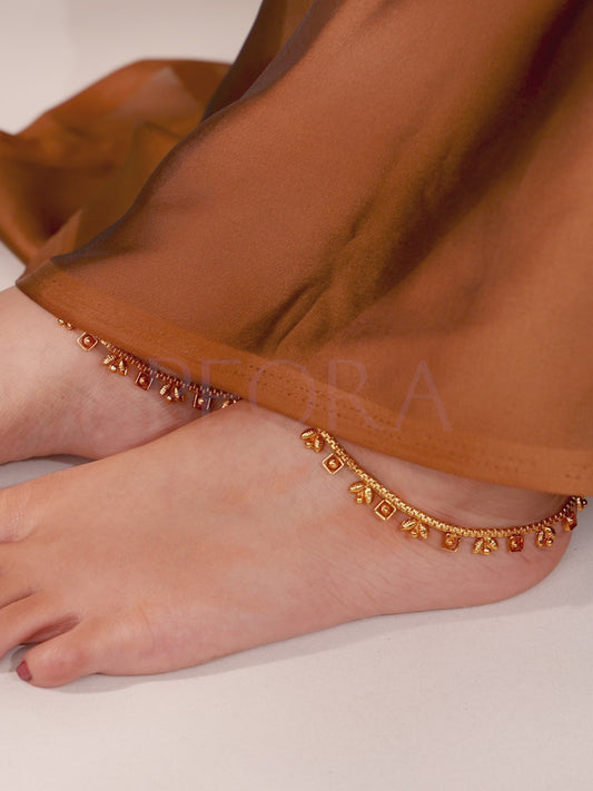 Glamorous Radiant Charm Anklets