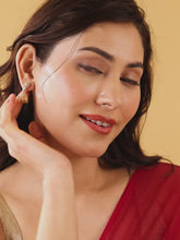 Moonlight CZ Studded Earrings - Rose Gold